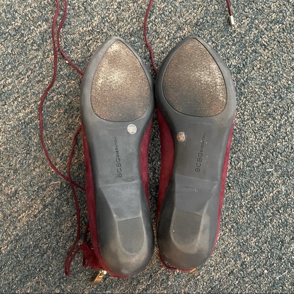 BCBG lace up flats - Picture 3 of 4